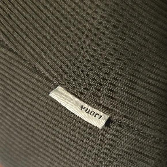 Vuori Pose Scoop Rib-knit Jumpsuit Sz Medium Kale - Picture 2 of 7